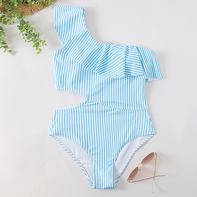 Women's Swimwear One Piece Monokini Bathing Suits Normal Swimsuit Cut