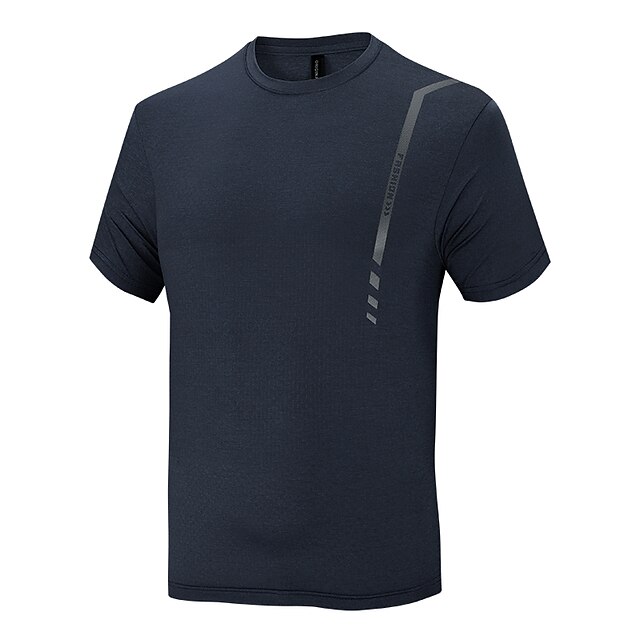 Sports & Outdoors Running, Jogging & Walking | Mens Running Shirt Top Athleisure Summer Elastane Breathable Quick Dry Soft Fitne