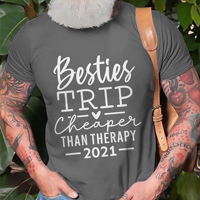

Men's T shirt Hot Stamping Graphic Letter Crew Neck Casual Daily Print Short Sleeve Tops Lightweight Fashion Big and Tall Sports Gray