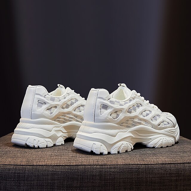 

Men's Unisex Trainers Athletic Shoes Sporty Athletic Water Shoes Elastic Fabric White Black Beige Summer