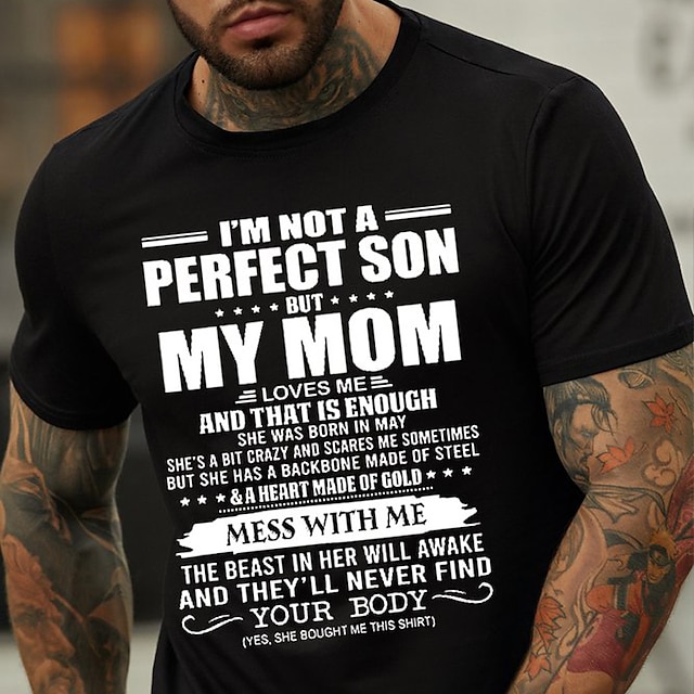

Men's T shirt Hot Stamping Graphic Prints Letter Crew Neck Casual Daily Print Short Sleeve Tops Fashion Classic Big and Tall Sports Blue White Black