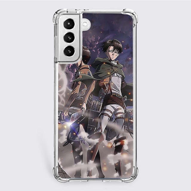 

Attack on Titan Phone Case For Samsung Galaxy S22 S21 S20 Plus Ultra FE Unique Design Protective Case Shockproof Dustproof Back Cover TPU