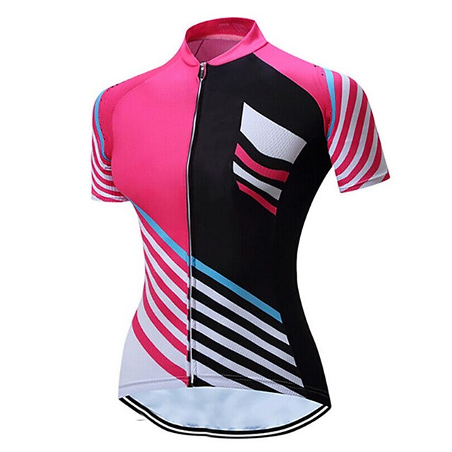 Sports & Outdoors Cycling | 21Grams Womens Short Sleeve Cycling Jersey Bike Top with 3 Rear Pockets Mountain Bike MTB Road Bike 