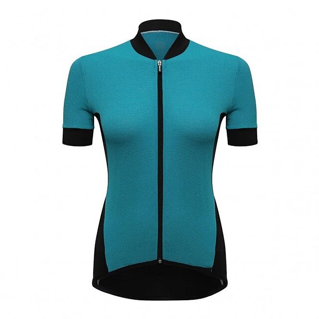 

21Grams Women's Short Sleeve Cycling Jersey Summer Spandex Green Purple Color Block Bike Top Mountain Bike MTB Road Bike Cycling Quick Dry Moisture Wicking Sports Clothing Apparel / Stretchy