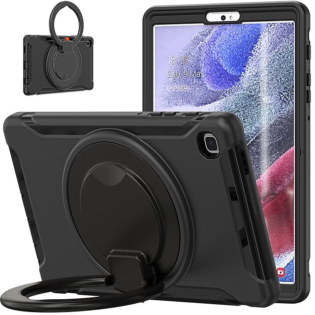 

Case for Samsung Galaxy Tab A7 Lite 8.7 Case 2021 Cherry Pink Cute for Kids Todders Children Teen Girls Women w/ Hand Grip Rugged Shockproof Cover w/ Stand Pencil Holder for SM-T220/T225.