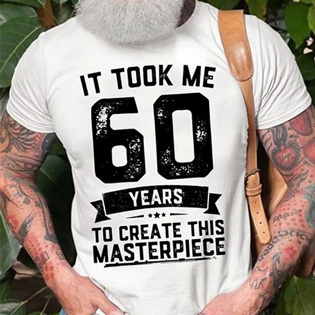 

Men's T shirt Hot Stamping Graphic Letter Crew Neck Casual Daily Print Short Sleeve Tops Lightweight Fashion Big and Tall Sports White