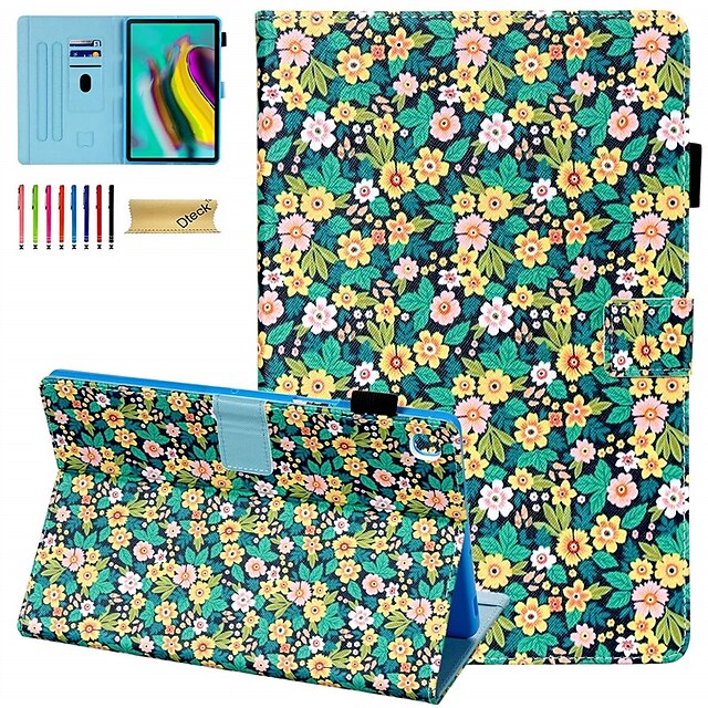 

Case for Galaxy Tab S5e 10.5 2019 SM-T720/T725 - Slim PU Leather Multi-Angle Folio Stand Smart Cover with Card Holder for Samsung Galaxy Tab S5e 10.5 inch 2019 Release Mandala