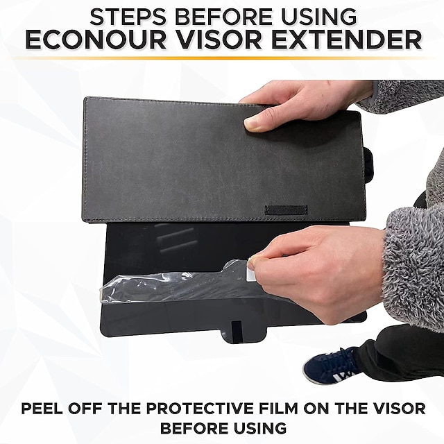 StarFire 1 Pack Sun Visor Extender for Car Polarized AntiGlare Sun