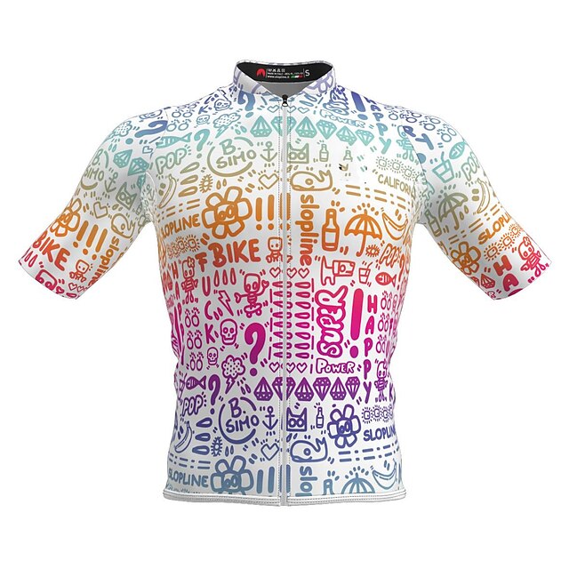 

Women's Short Sleeve Cycling Jersey Summer Dark Grey Bike Jersey Quick Dry Sports Clothing Apparel / Stretchy