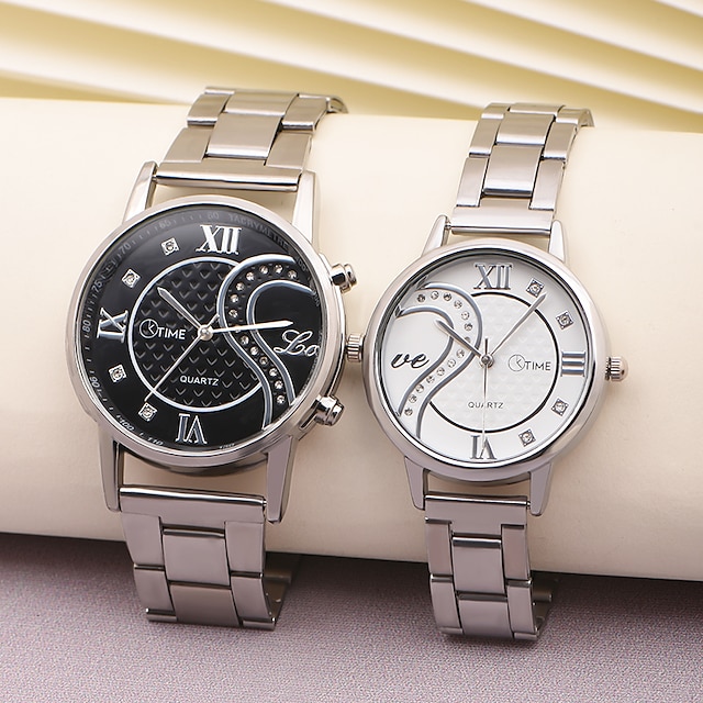 

2pcs Women Men Gift Watches Couples watch Valentine's Day