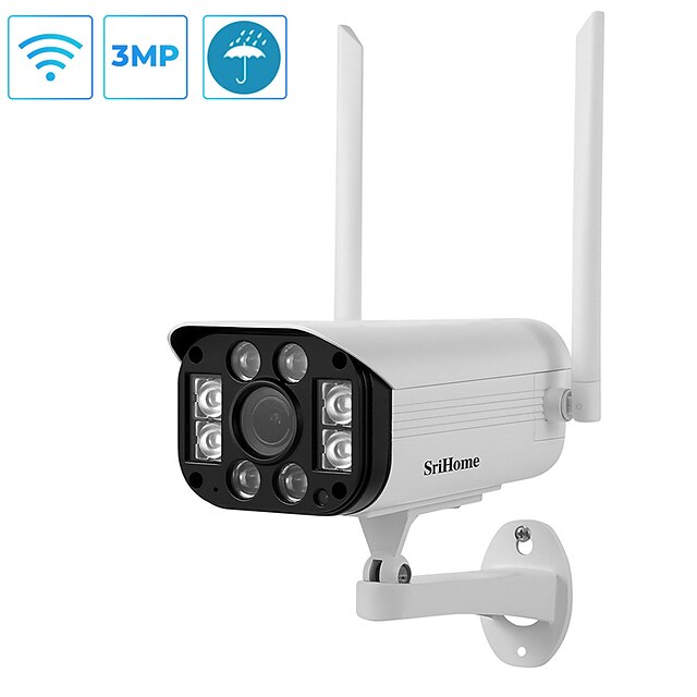  Srihome SH031 3.0MP IP Camera 5X Optical Zoom Waterproof Outdoor CCTV Wifi Camera H.265 Onvif Video Surveillance Security System