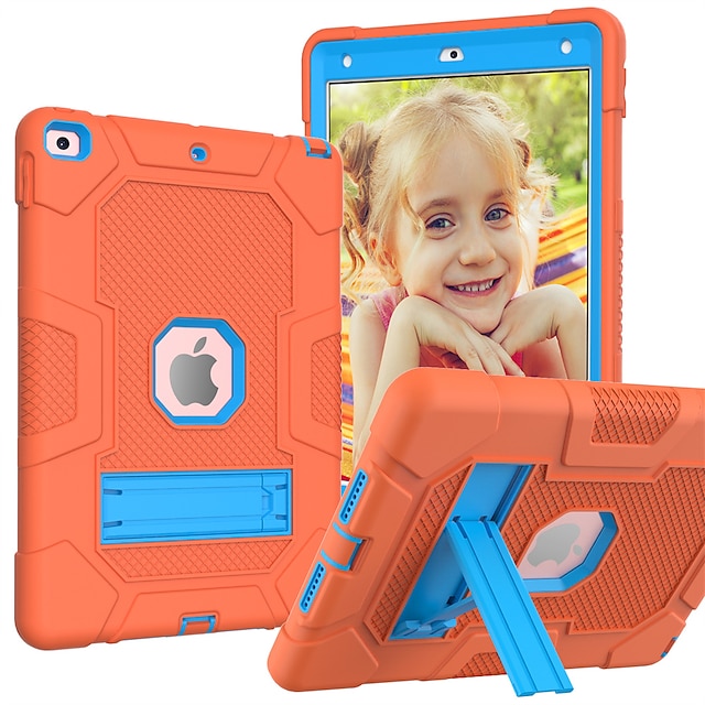 

Tablet Case Cover For Apple iPad 10.2'' 9th 8th 7th iPad Pro 12.9'' 5th iPad mini 6th Pencil Holder Shockproof Dustproof Solid Colored Silicone