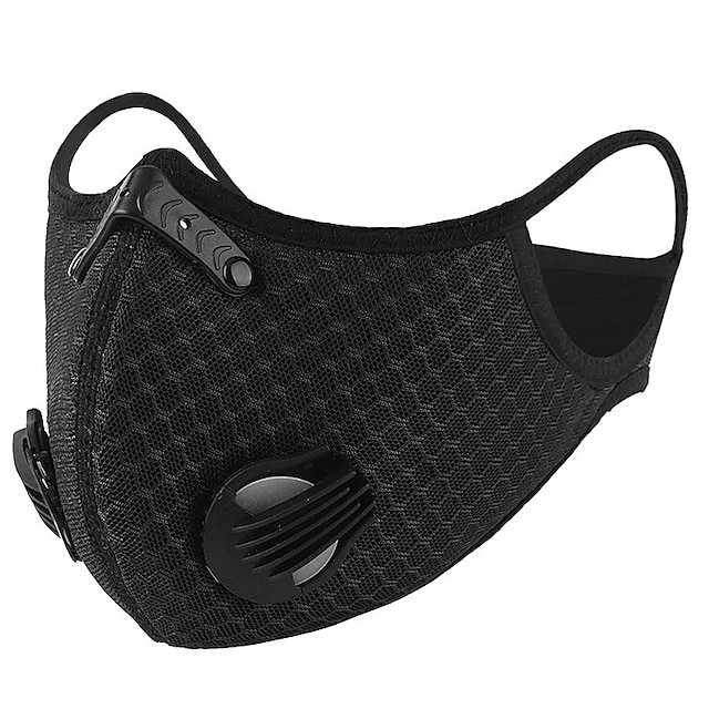 Breathable Face Mask with Valves Ventilated Sports Elevation Mask Soft