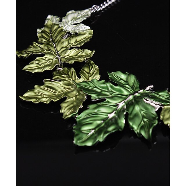 Shoes & Bags Fashion Accessories | Womens Bridal Jewelry Sets Geometrical Leaf Holiday Earrings Jewelry Green / Rainbow For Part