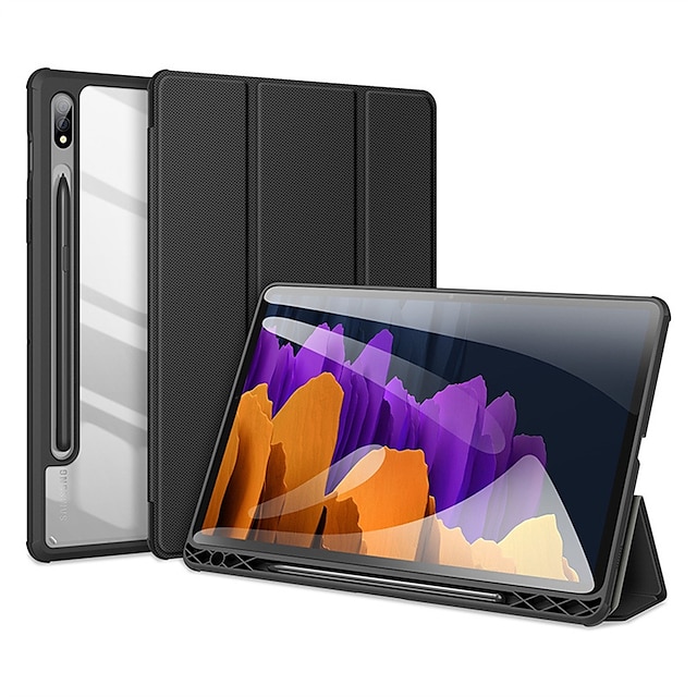 

Case Cover for Samsung Galaxy Tab S8 S7 Plus FE A8 A7 Lite S6 Lite Portable Shockproof PU Leather Magnet Flip Stand Cover