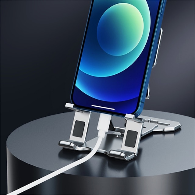 Phones & Accessories Phone Mounts & Holders | Foldable Phone Stand Holder Aluminum Alloy For IPhone IPad Universal Angle Adjusta