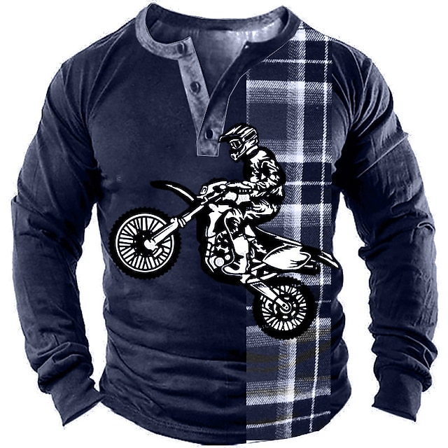 Mens Clothing Mens Hoodies & Sweatshirts | Mens Unisex Sweatshirt Pullover Graphic Motorcycle Print Casual Daily Sports 3D Print