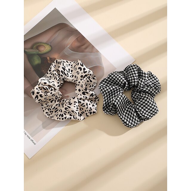 Shoes & Bags Fashion Accessories | 2pcs Womens Hair Ties Scrunchie For Party Evening Gift Holiday Vintage Theme Classic Fabric B