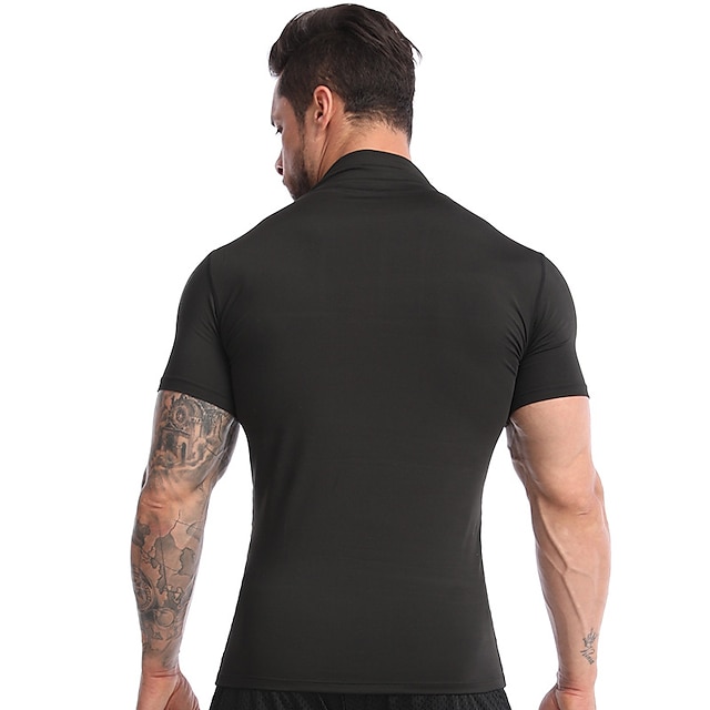 Sports & Outdoors Running, Jogging & Walking | Mens Running Shirt Tee Tshirt Top Athletic Breathable Quick Dry Moisture Wicking 