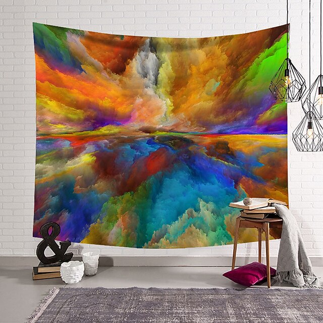 Home & Garden Home Decor | Colorful Wall Tapestry Art Decor Blanket Curtain Hanging Home Bedroom Living Room Decoration Polyeste