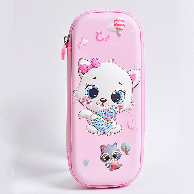 Consumer Electronics Stationery | Pencil Case Pen Pouch Marker Bag Cartoon Cute Lightweight Cotton for School Student Kids - TR6