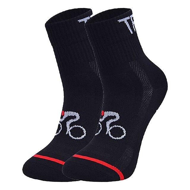 Compression Socks Athletic Sports Socks Crew Socks Cycling Socks Men's ...