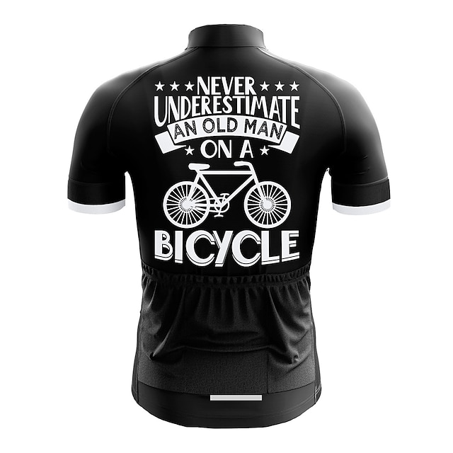 Sports & Outdoors Cycling | 21Grams Mens Short Sleeve Cycling Jersey Bike Top with 3 Rear Pockets Mountain Bike MTB Road Bike Cy