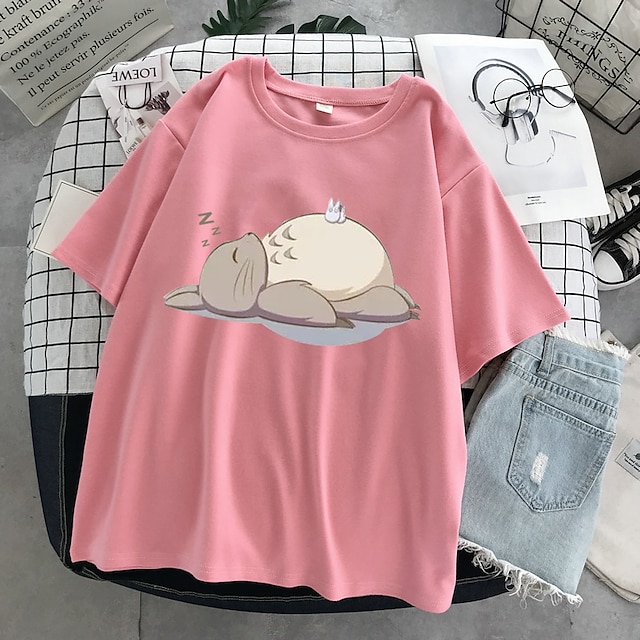 Toys & Hobbies Cosplay & Costumes | Inspired by Spirited Away Cosplay T-shirt Anime 100% Polyester Anime Harajuku Graphic Street