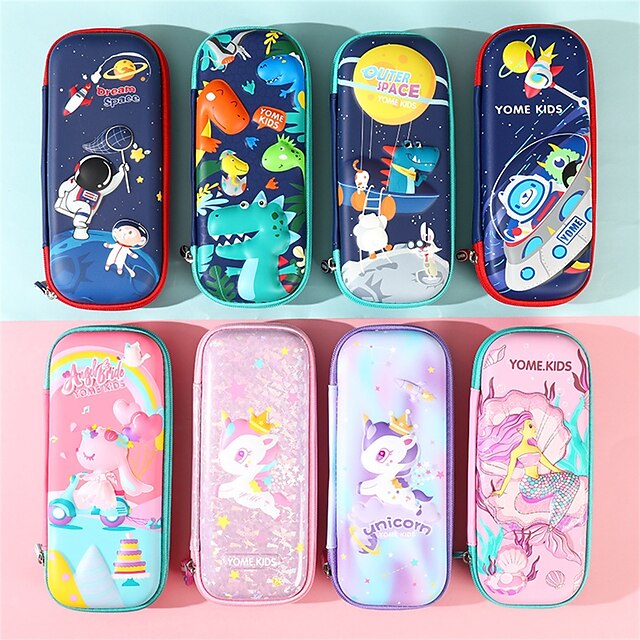 Consumer Electronics Stationery | Pencil Cases Waterproof Cartoon Cute EVA for School Student Kids - DQ16767