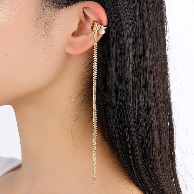  1pc Ear Cuff For Women's Gift Daily Date Alloy Drop Fashion