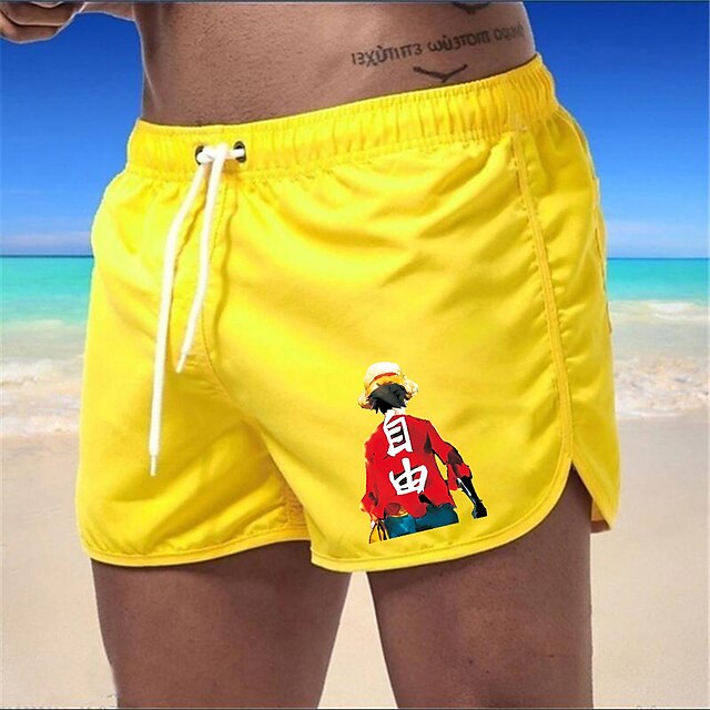 One Piece Monkey D. Luffy Beach Shorts Board Shorts Back To School Anime  Harajuku Graphic Kawaii Shorts For Men's Women's Unisex Adults' Hot  Stamping 100% Polyester 9061457 2023 – $