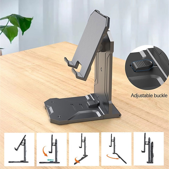 Phones & Accessories Phone Mounts & Holders | Desk Stand Mobile Phone Holder For IPhone IPad Xiaomi Huawei Foldable Extend Unive