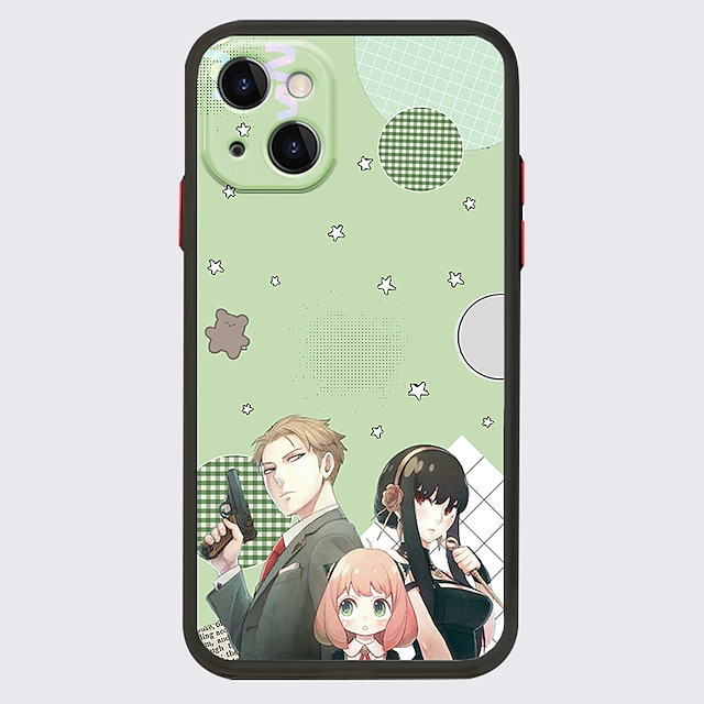  SPIION x FAMILIE Anime telefon Caz Pentru Apple iPhone 13 Pro Max 12 11 SE 2022 X XR XS Max 8 7 Design Unic Carcasă protectoare Anti Șoc Anti Praf Capac Spate TPU