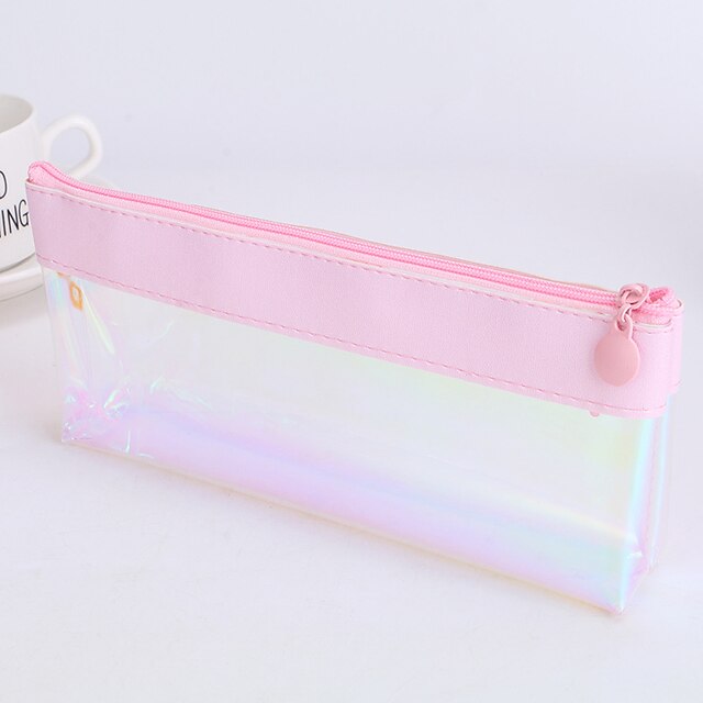 Consumer Electronics Stationery | Pencil Case Pen Pouch Marker Bag Waterproof Wear-Resistant Transparent TPU for School Office S