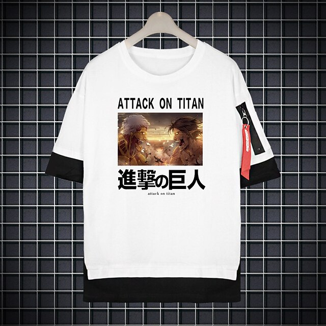 Toys & Hobbies Cosplay & Costumes | Inspired by Attack on Titan Eren Jaeger Wings of Freedom Cosplay Costume T-shirt Polyester /