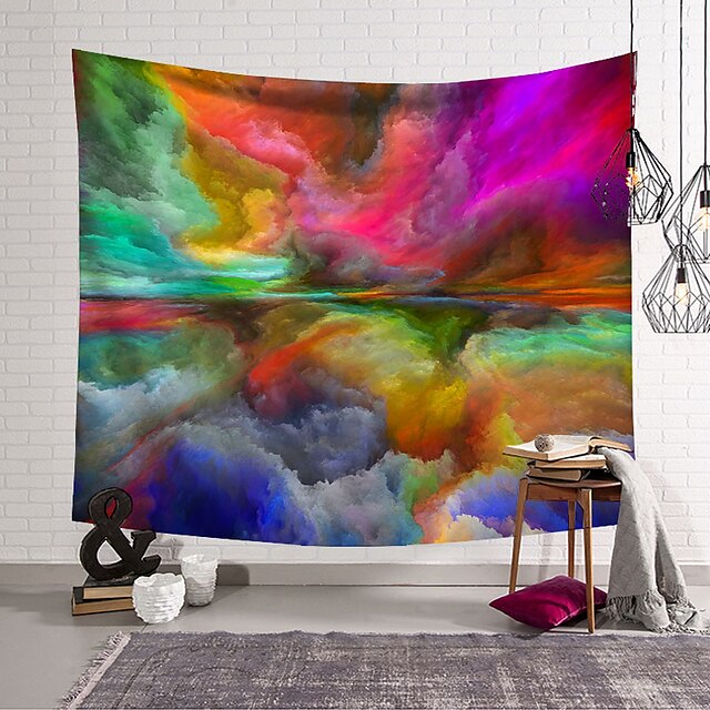 Home & Garden Home Decor | Colorful Wall Tapestry Art Decor Blanket Curtain Hanging Home Bedroom Living Room Decoration Polyeste