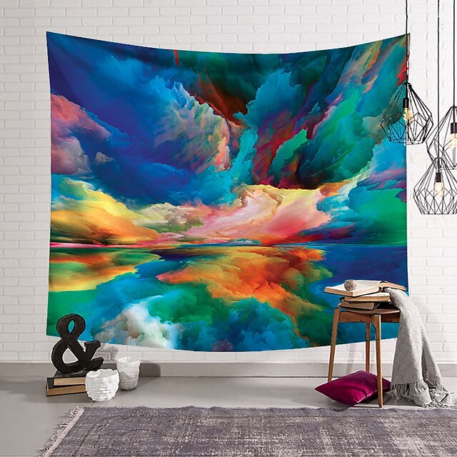 Home & Garden Home Decor | Colorful Wall Tapestry Art Decor Blanket Curtain Hanging Home Bedroom Living Room Decoration Polyeste