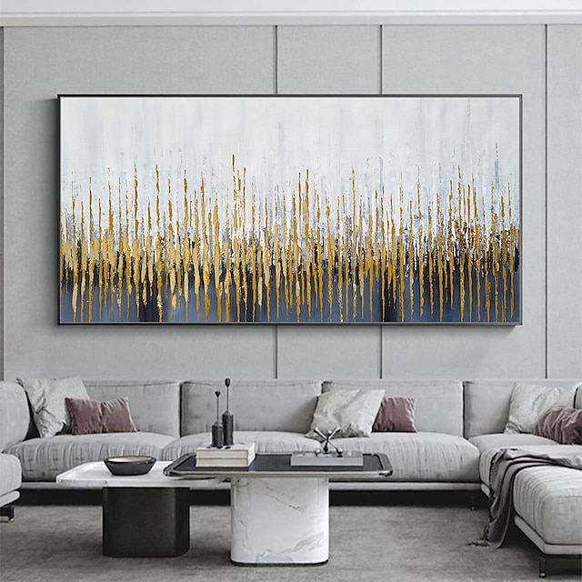 Home & Garden Wall Art | Oil Painting Hand Painted Horizontal Abstract Modern Rolled Canvas (No Frame) - OI94357