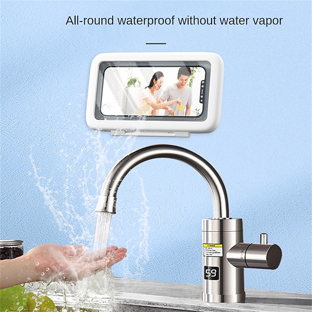 Phones & Accessories Phone Mounts & Holders | Shower Phone Holder 360 Free Rotation Kitchen Bathroom Anti-fog Mobile Phone Brack