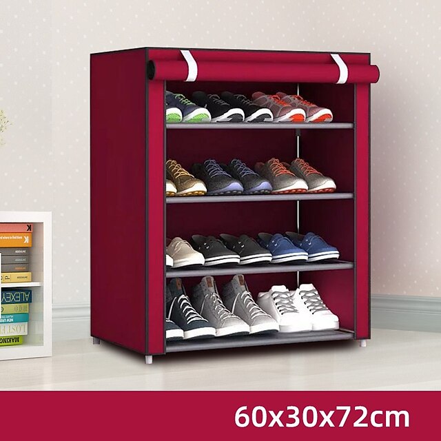 Dustproof Shoe Rack Nonwoven Shoe Rack Storage Bag Closet Household