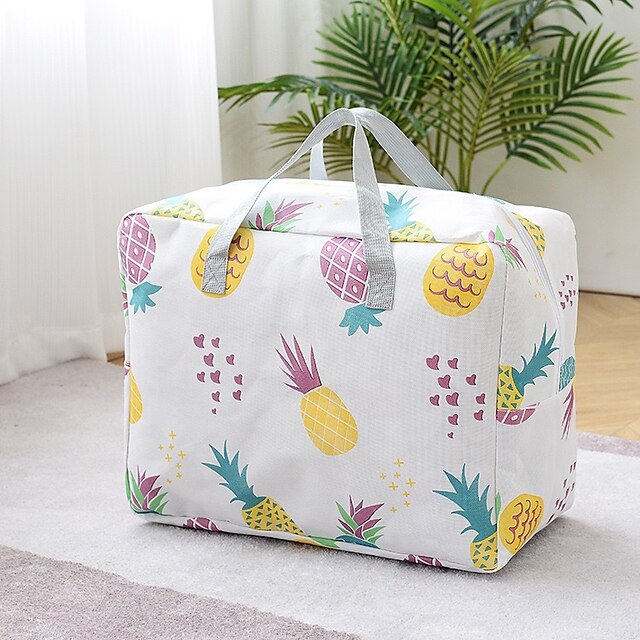 Home & Garden Home Decor | Portable Clothes Storage Bag Large Capacity Under Bed Blanket Quilt Wardrobe Closet Organizer Dustpro