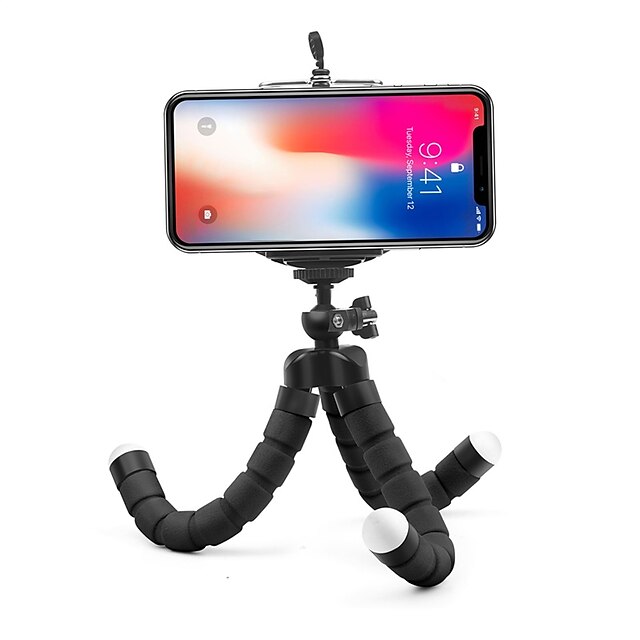 Phones & Accessories Phone Mounts & Holders | Phone Tripod Moblie Phone Clip Bracket Holder Mount TripodStand for Smartphone Cam