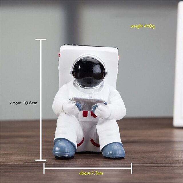 Phones & Accessories Phone Mounts & Holders | Resin Astronauts Ornaments Universal Cell Phone Stand Holder Bracket Gift Toys Hom