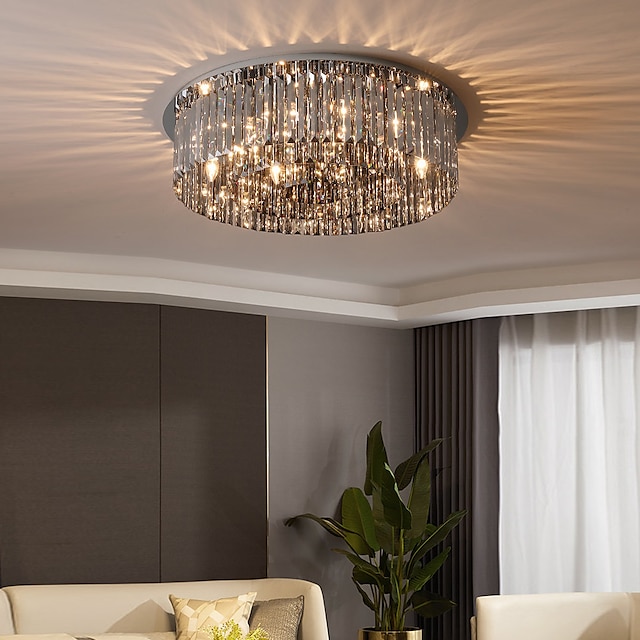  50 cm design unico lampadario led cristallo plafoniera vetro stile nordico soggiorno sala da pranzo 220-240 v