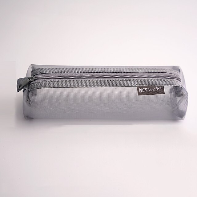 Consumer Electronics Stationery | Pencil Pouch Slim Lightweight With Zipper Nylon for School Office Student - OI67952