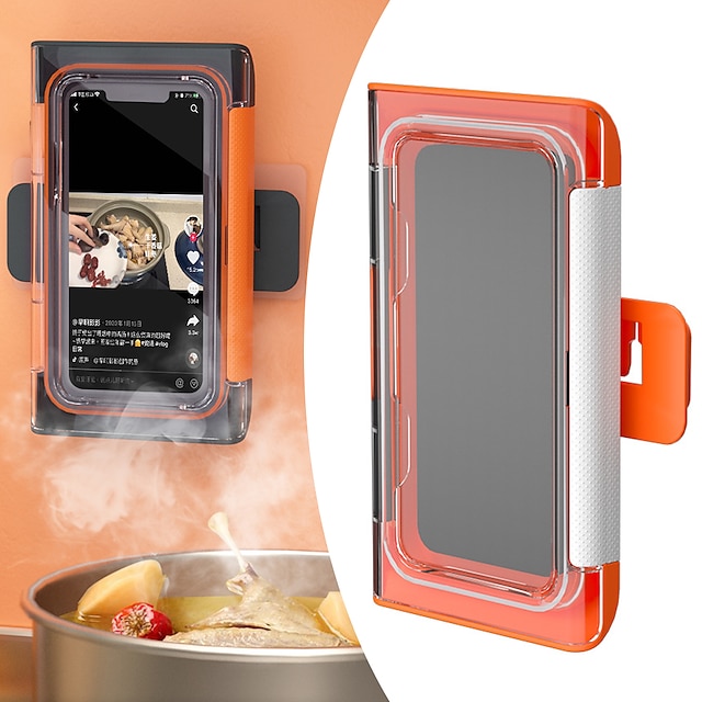 Phones & Accessories Phone Mounts & Holders | Waterproof Mobile Phone Case Wall Mounted Full Coverage Mobile Phone Holder Rotata