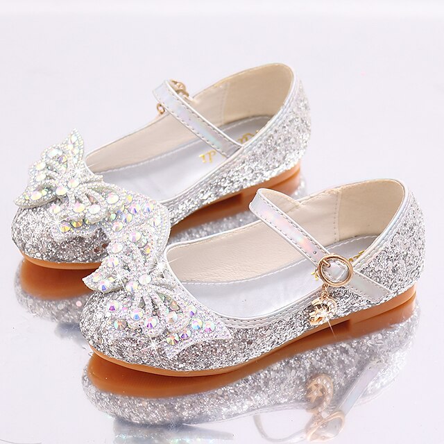 Shoes & Bags Kids Shoes | Girls Flats Dress Shoes Flower Girl Shoes Princess Shoes School Shoes Rubber PU Portable Shock Absorpt