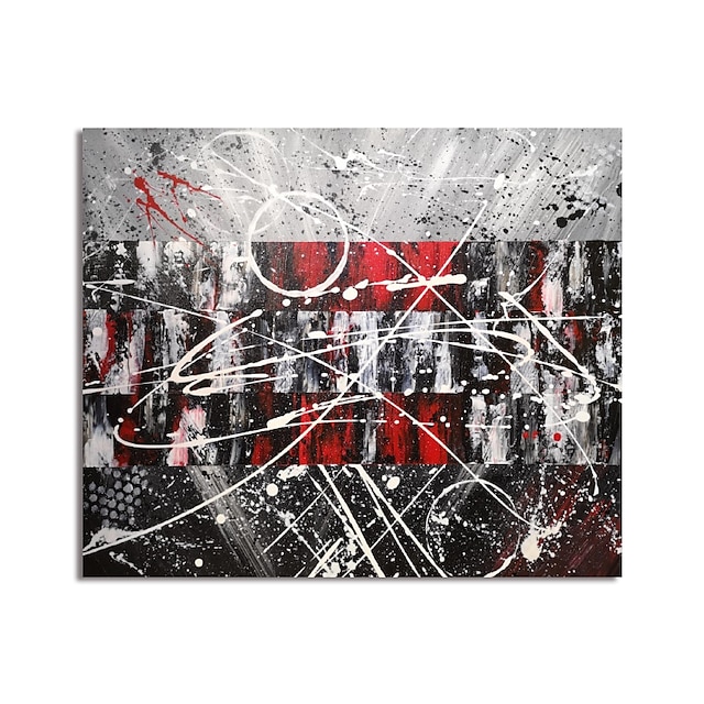 Home & Garden Wall Art | Oil Painting Hand Painted Horizontal Abstract Modern Rolled Canvas (No Frame) - WO35591