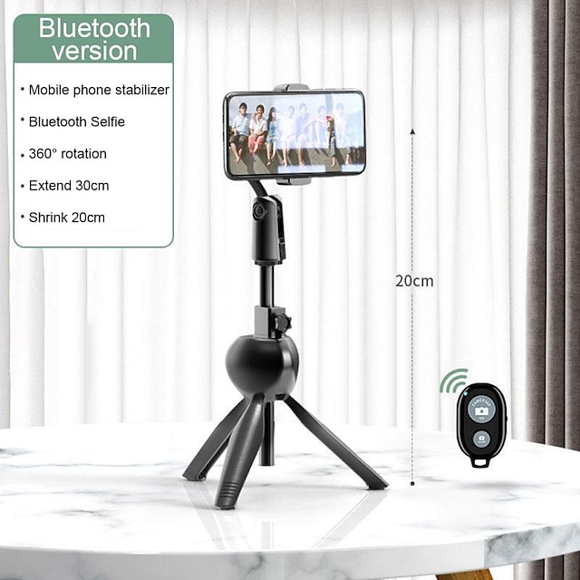 Phones & Accessories Phone Mounts & Holders | New Tripod Mobile Phone Stand Desktop Live Self Timer Bar Phone Holder Lazy Phone 