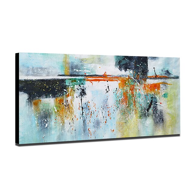 Home & Garden Wall Art | Oil Painting Hand Painted Horizontal Abstract Modern Rolled Canvas (No Frame) - MW65910